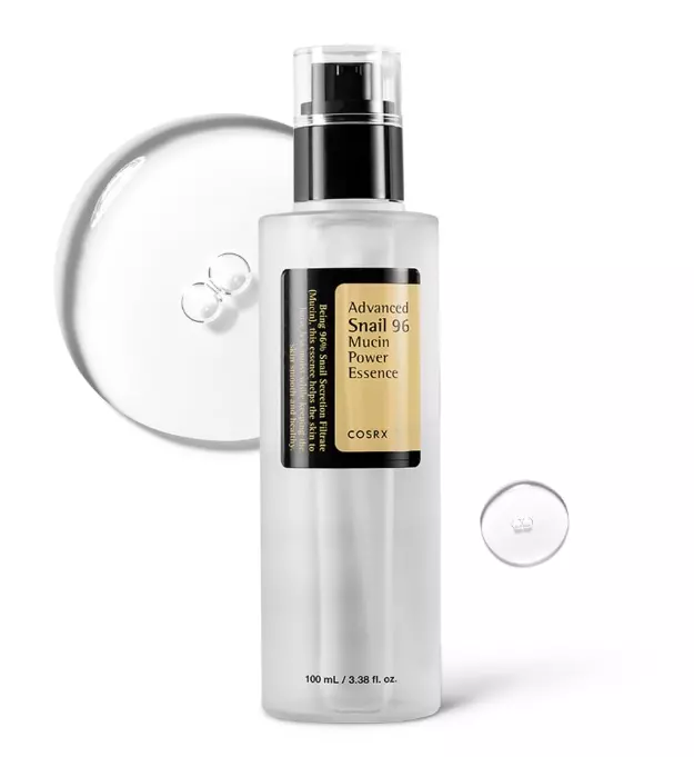 COSRX Snail Mucin 96% Repairing Serum for Sooothing & Hydrating 3.38 oz.