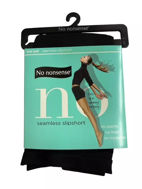 #0W-NN-304-S ‘No Nonsense’ Women’s Seamless Slip Short (Small) – $1.00 Per 1 Pair Pack (12 Packs)