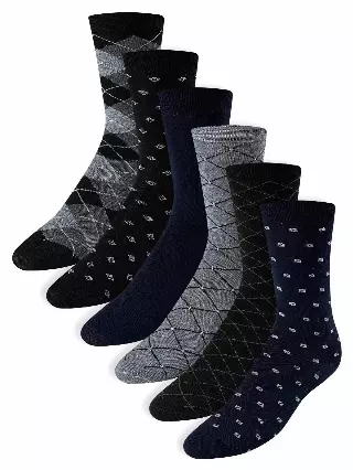 Dress Socks #04 (Dozen) — Sock Size 9-11