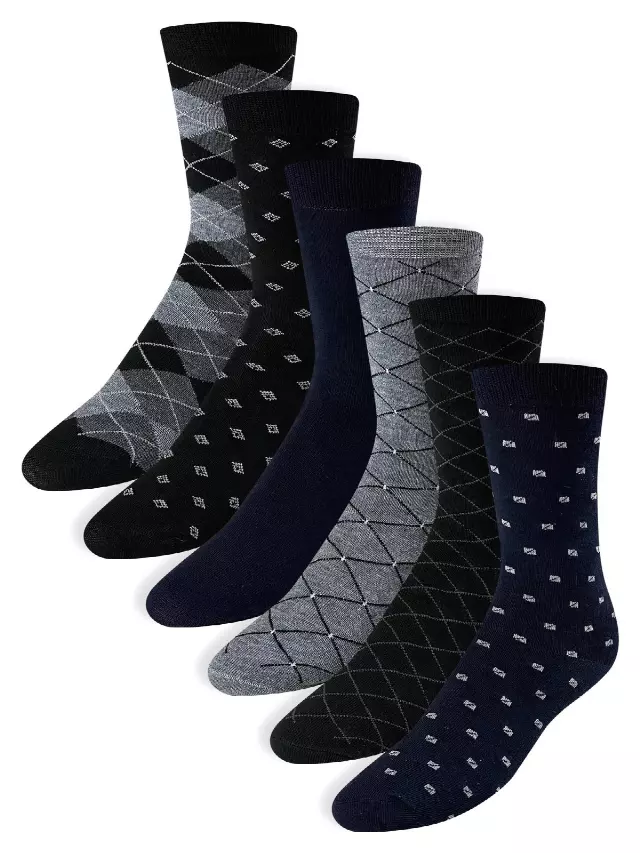 Dress Socks #04 (Dozen) — Sock Size 10-13