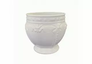 CP3193WT – 8” White Ginger bowl w/8” opening-“case pk 4”