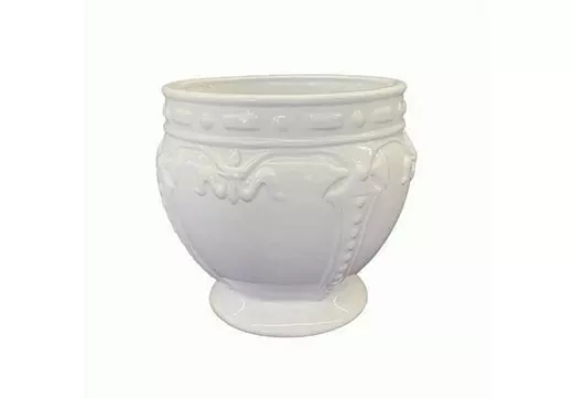 CP3193WT – 8” White Ginger bowl w/8” opening-“case pk 4”