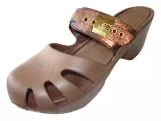 S5800G - Girl's Wedge Clog Sandals — Bronze (S5800G-Z) / 11-4 Assorted