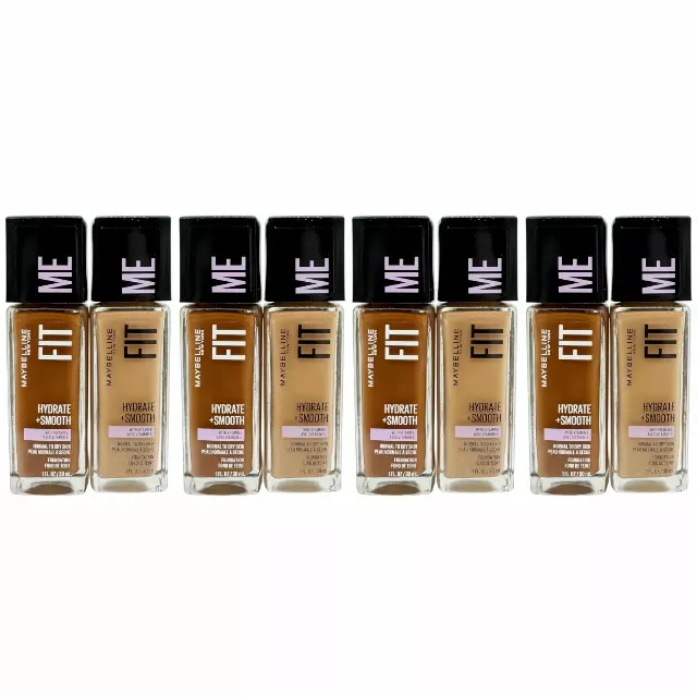 Maybelline Foundation Fit Me Hydrate + Smooth Assorted - Wholesale 8 Units (MAY-FMDWASS)