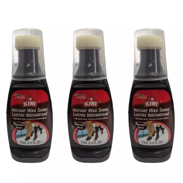 KIWI Instant Wax Shine High Gloss Brown · 589 units
