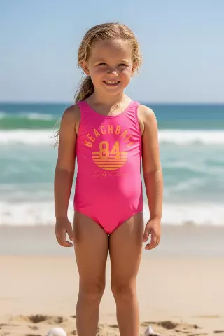 H3110 Kids Swimsuit Sunset Beachball