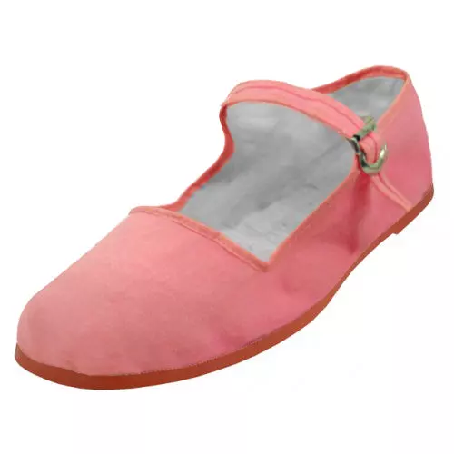 T2-114C - Youth's "Easy USA" Cotton Upper Classic Mary Jane Shoes — Pink (T2-114C-P) / 27-34 Assorted