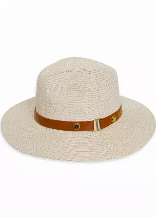 Magid Straw Panama Hat — Natural