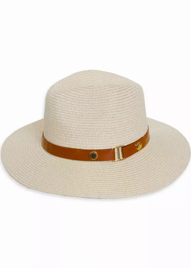 Magid Straw Panama Hat — Natural