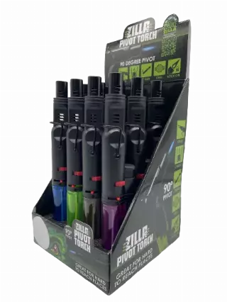 Pivot Head Torch Stick Lighter - 12 Pieces Per Retail Ready Display 23026