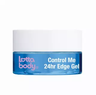 Lottabody Control Me Edge Gel with Coconut & Shea Oils, Long-Lasting Smooth Hold, Non-Flaking Edge Tamer for Sleek Natural and Relaxed Hairlines & Flyaway Control, 2.25 oz