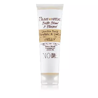 WHOLESALE CREME OF NATURE BUTTER BLEND & FLAXSEED DOUBLE DUTY ELONGATE & DEFINE JELLY 8.4 OZ - 48 PIECE LOT