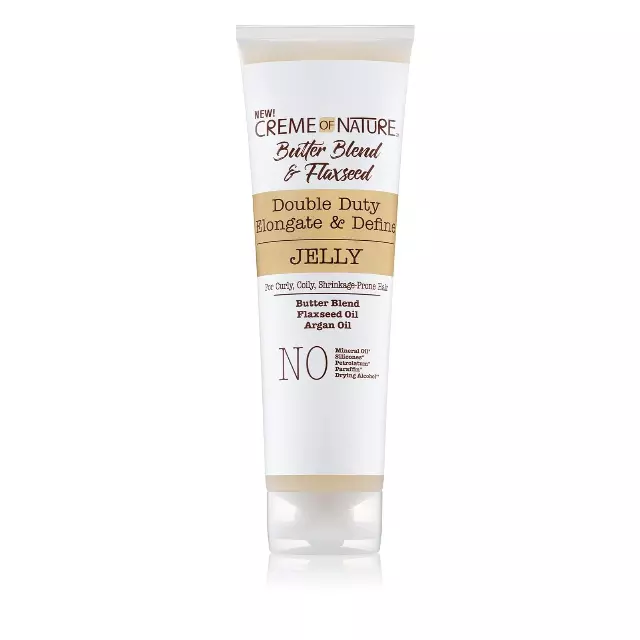 WHOLESALE CREME OF NATURE BUTTER BLEND & FLAXSEED DOUBLE DUTY ELONGATE & DEFINE JELLY 8.4 OZ - 48 PIECE LOT