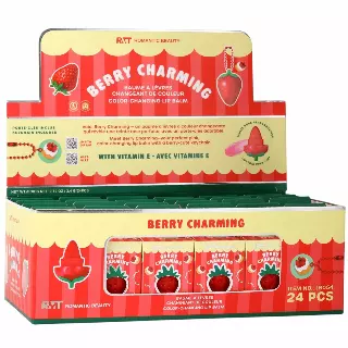 Romantic Beauty Berry Charming Color Changing Lip Balm - Wholesale Display 24 Units (LB-054)