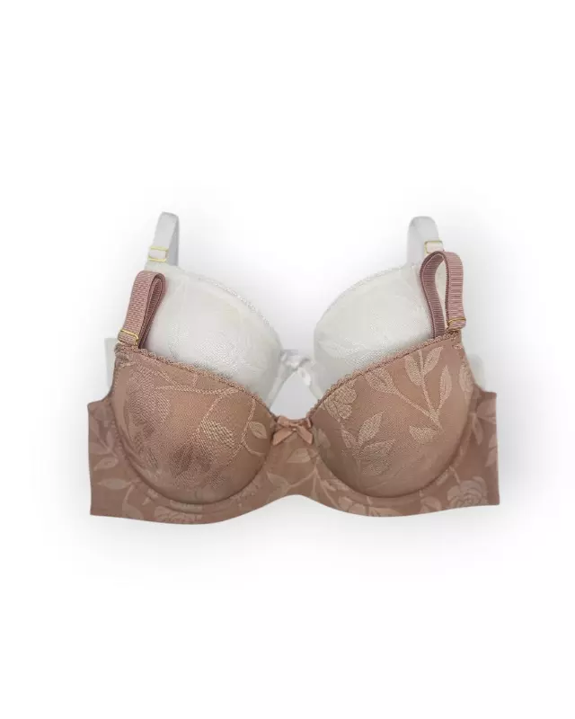 Bianca Push-Up 2-Pack Bra — White / 36C