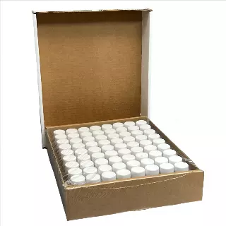 VWR TraceClean 20 mL Clear Cylinder Glass Vials 72 ct. Laboratory Use Model: 89093-830