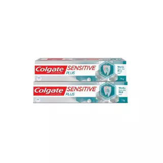 Colgate Sensitive Plus Toothpaste, 140g (2-Pack, Case of 36)