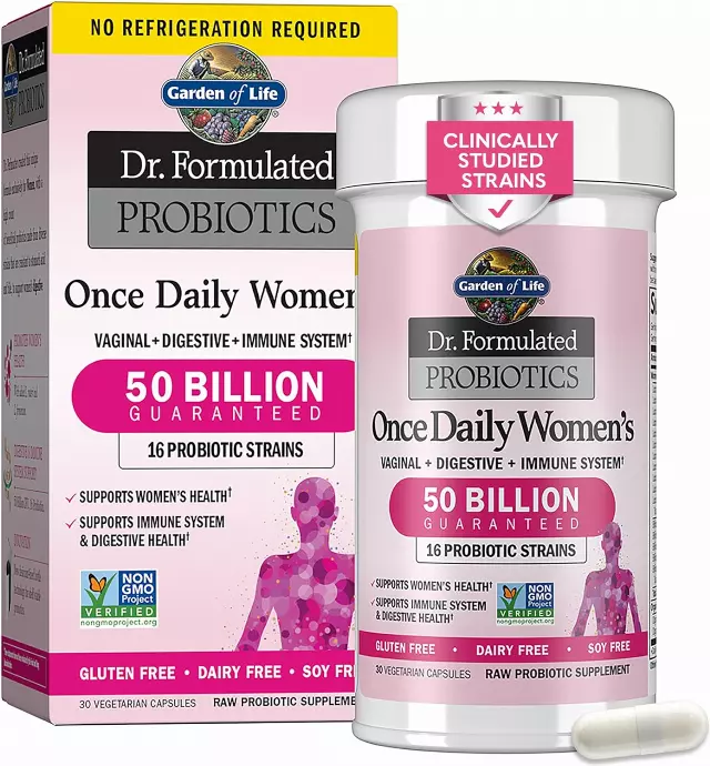 Garden of Life Once Daily Dr. Formulated Probiotics for Women - 30 Capsules