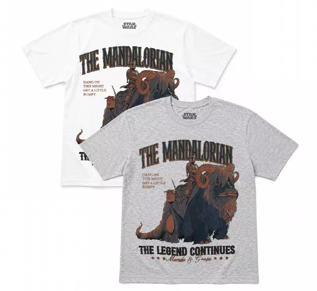 STAR WARS MANDALOREON ASSORTED T-SHIRTS GREY/WHITE