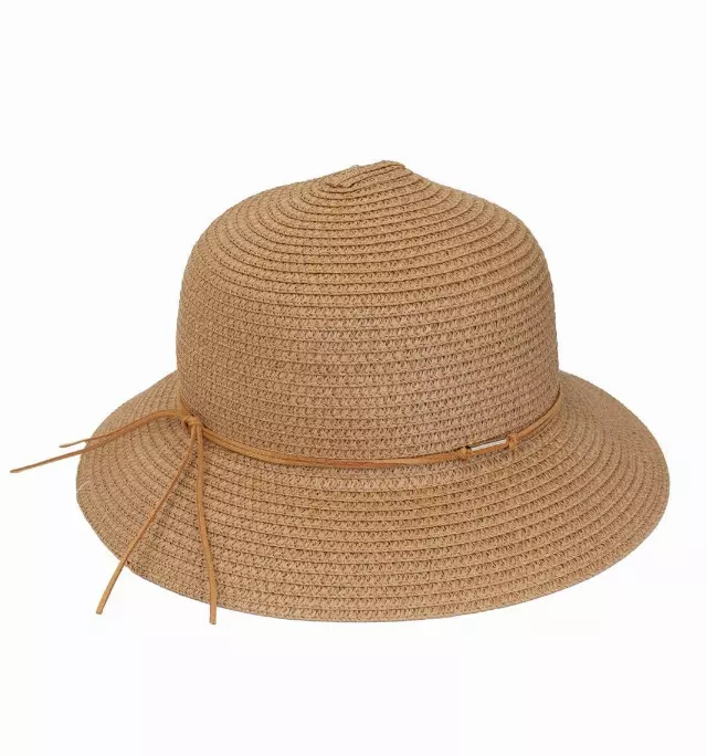 Magid Straw Brown Tie Bucket Hat — TOAST