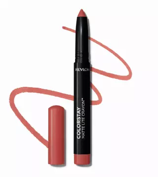 Revlon ColorStay Matte Lite Crayon Lightweight Lipstick, She’S Fly, 0.049 oz