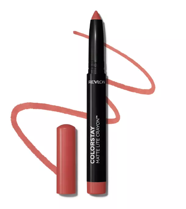 Revlon ColorStay Matte Lite Crayon Lightweight Lipstick, She’S Fly, 0.049 oz