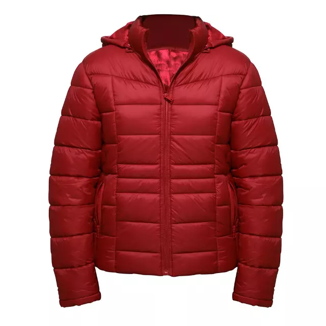 Women’s 20D Solid Full Zip Puffer Jacket - Style #LJ323 - $15.00/Unit 12 PC — S-XL (WHOLESALE) / Burgundy