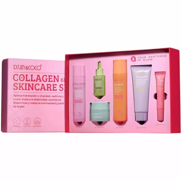 Kevin & Coco Collagen 6 Pcs Skin Care Set - Wholesale 1 Set (KC1717)