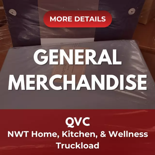 QVC HOME, KITCHEN & WELLNESS TRUCK#26 | Assorted Men's, Women's & Kid's General Merchandise | NWT | 3181 (26 Pallets) Pieces | TRUCKLOAD #TRK-6