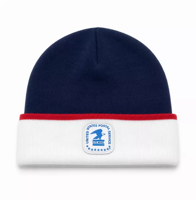 USPS POST OFFICE LOGO BEANIE NAVY/WHITE