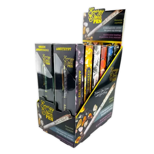 Energy Stone Pen - 12 Pieces Per Retail Ready Display 25920