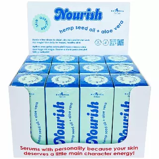Italia Deluxe Nourish - Hemp Seed Oil + Aloe Vera - Wholesale Display 12 Units (400FS-06)