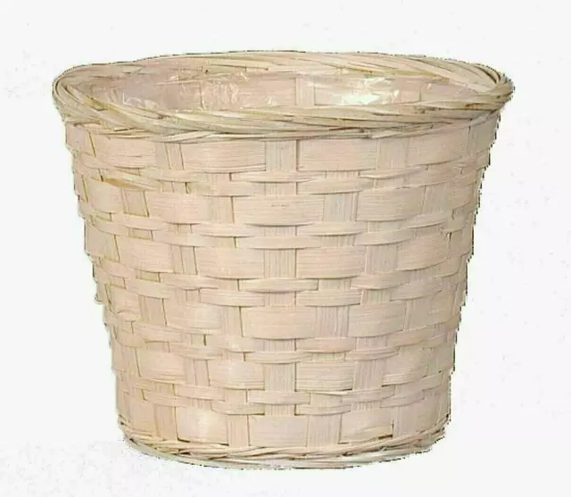 MS1745-12WW – 12” WW bamboo pot sewn-in-liner (fits 10” pot)-“each” Min 12 – Case 4 pcs