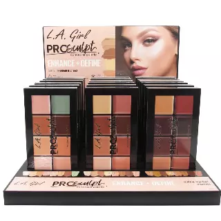 L.A. Girl Pro Sculpt Concealer Palette - Wholesale Display 18 Units (GPD467)