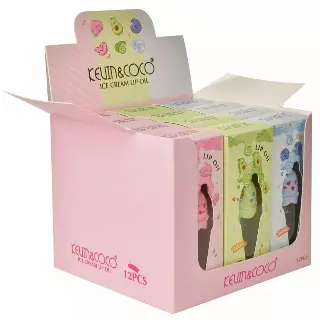 Kevin & Coco Ice Cream Lip Oil - Wholesale Display 12 Units (KC1064)