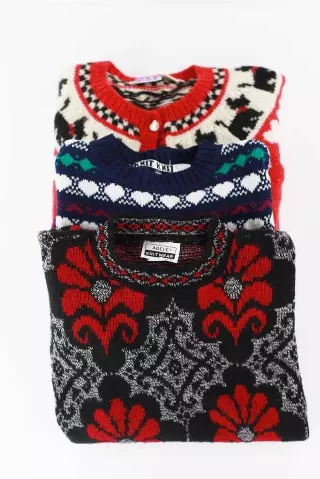 Vintage Women's Novelty Sweater Mix of 20