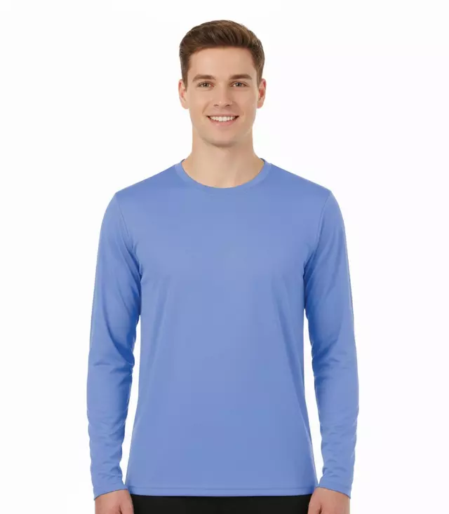 Performance L/S Crew Neck Caroline Blue - 7600309