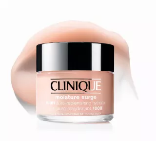 Clinique Moisture Surge 100H Auto-Replenishing Hydrator Oil Free Face Moisturizer | With Hyaluronic Acid, Aloe Bioferment and Vitamins C + E | For All Skin Types | Hydrating + Moisturizing
