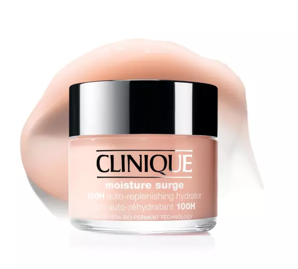 Clinique Moisture Surge 100H Auto-Replenishing Hydrator Oil Free Face Moisturizer | With Hyaluronic Acid, Aloe Bioferment and Vitamins C + E | For All Skin Types | Hydrating + Moisturizing