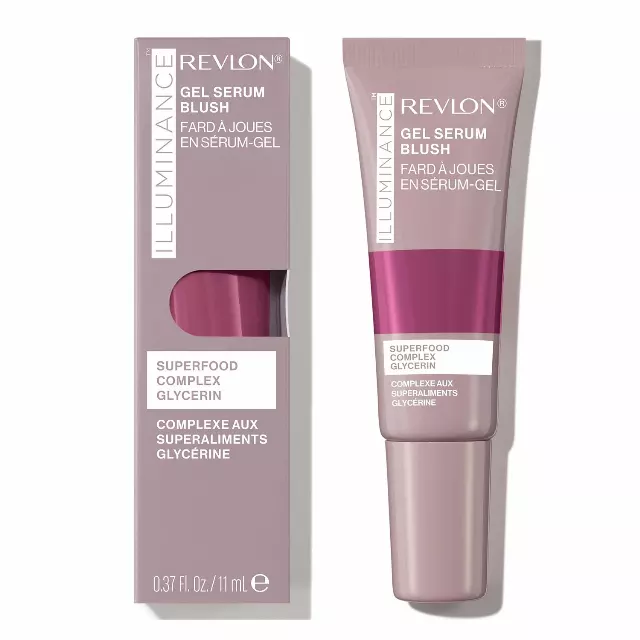 WHOLESALE REVLON ILLUMINANCE GEL SERUM BLUSH 0.37 OZ - BRILLIANT BERRY 140 - 48 PIECE LOT