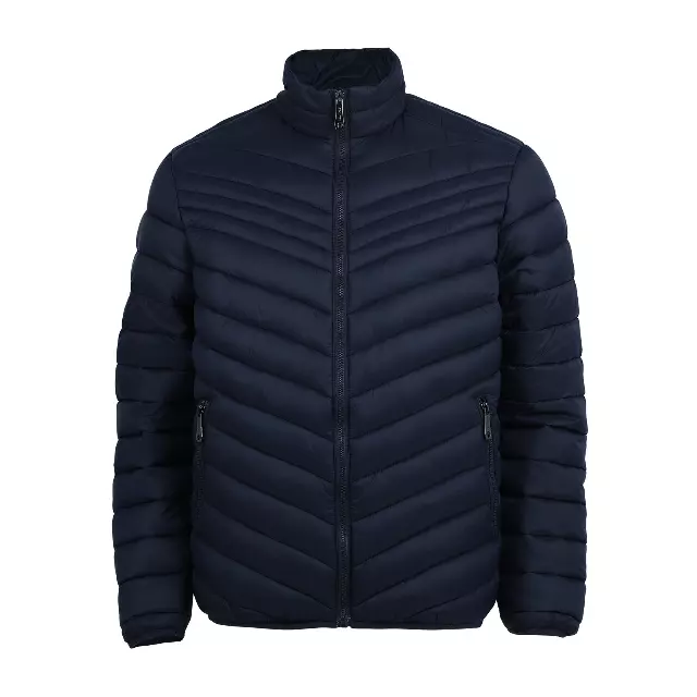 Men’s Full Zip Puffer Jacket - Style #MFJ806 - $16.00/Unit 12 PC — M-2XL (WHOLESALE) / Dark Brown
