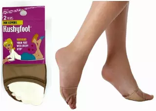 #6-KF-3464 ‘Kushyfoot’ Non-Slip Open Toe Covers – $.30 per pack (30 Packs)