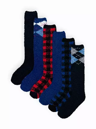 Knee-Length Cozy Socks #027 (Dozen)