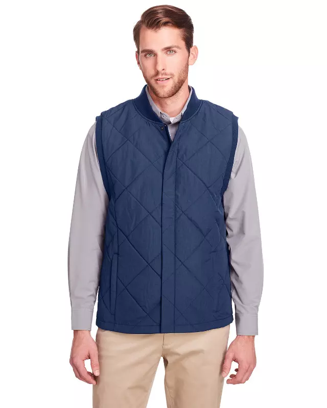 #752-UC709 UltraClub Men’s Dawson Quilted Hacking Vest – $4.50 each (20 Pieces)