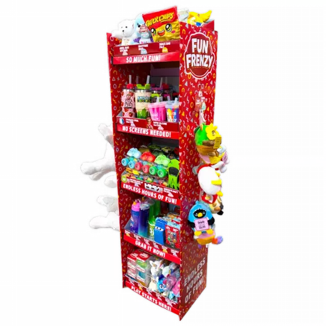 Fun Frenzy Toy Assortment Floor Display - 𝙄𝙣𝙘𝙡𝙪𝙙𝙚𝙨 𝙈𝙪𝙡𝙩𝙞𝙥𝙡𝙚 𝙁𝙐𝙉 𝘿𝙊𝙃™ 𝙄𝙩𝙚𝙢𝙨 - 130 Pieces Per Retail Ready Display Kit 88625
