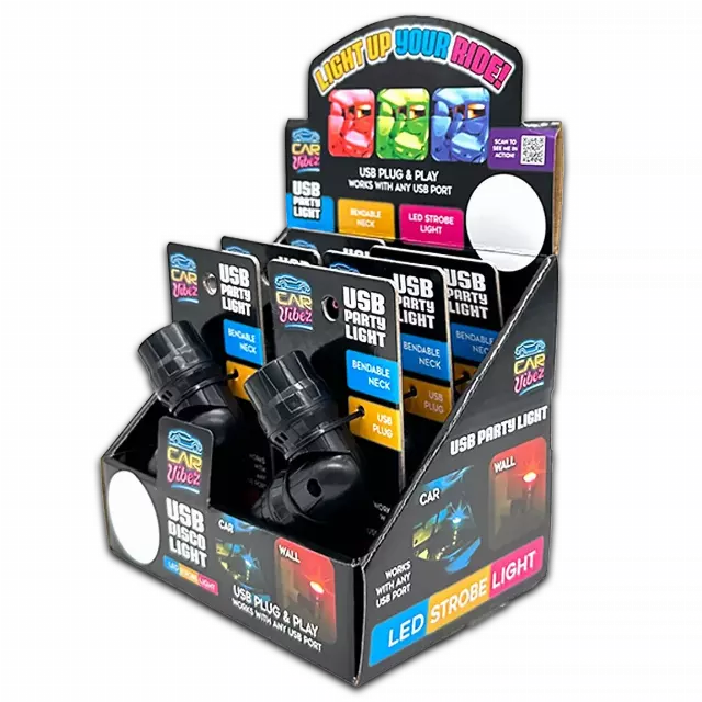 Mood Light USB Party Light - 6 Pieces Per Retail Ready Display 24061