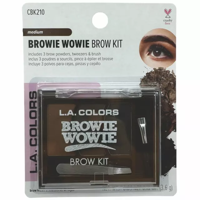 L.A. Colors Ultimate Brow Kit - Wholesale Pack 6 Units (BK210)