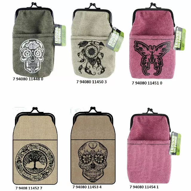 Canvas Cigarette Pouch - 6 Pieces Per Retail Ready Display 41382