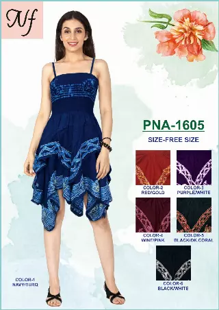 PNA-1605 - Summer Sleeveless Stonewash Midi Dress - (6-PCS PRE-PACK) ($15 Each)