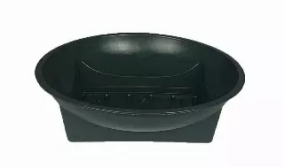 PL301G – 6” Green Rnd plastic design bowl (pk48)-“box” Min 1 box